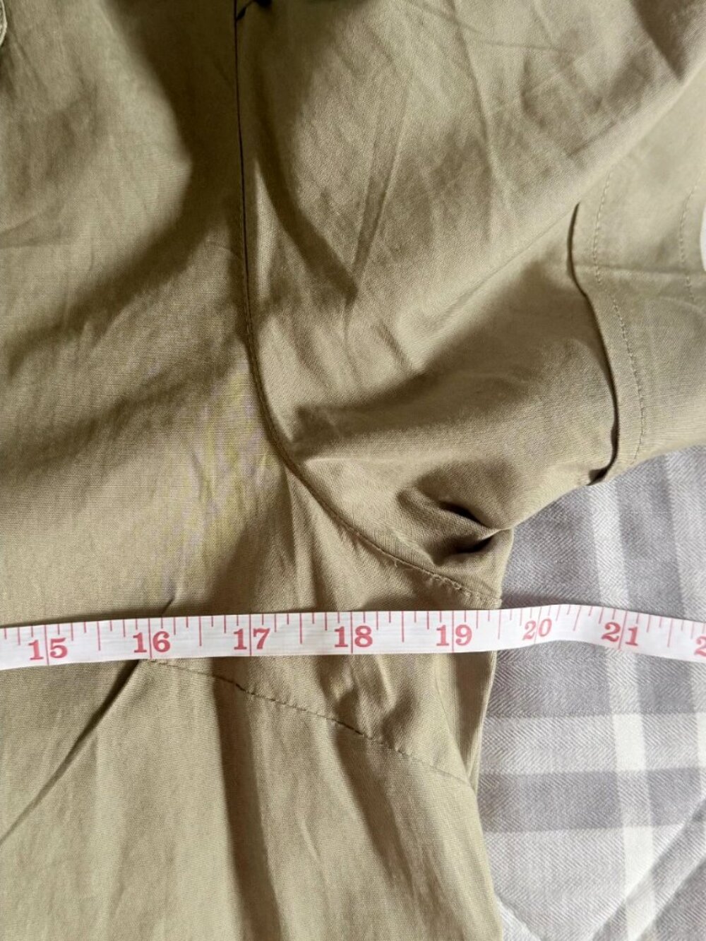 Calvin Klein Women's Olive Khaki Cotton Tiered Maxi Shirt Dress  Size 8 NWT - Picture 7 of 14